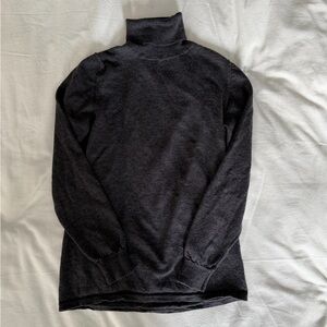 Lord & Taylor Dark Gray Turtleneck Sweater